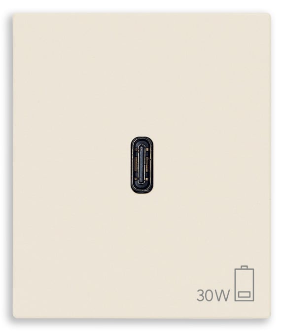 VIMAR SPA - VIW30298.C Alimentatore USB C 30W PD canapa