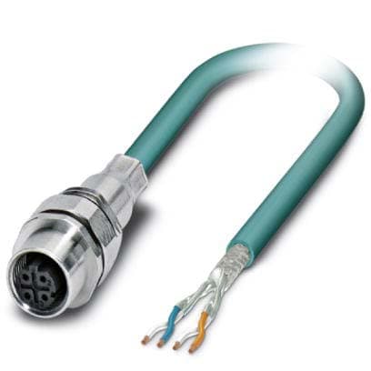 PHOENIX CONTACT - PHC1405837 VS-M12FSEC-OE-93E-LI/2,0 CAVO ETHERNET