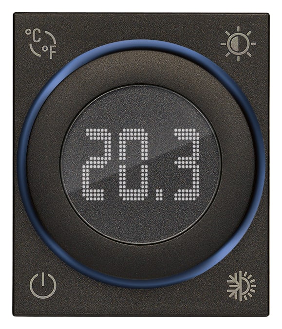 VIMAR SPA - VIW30440.G TERMOSTATO ROTELLA 100-240V 2M NERO