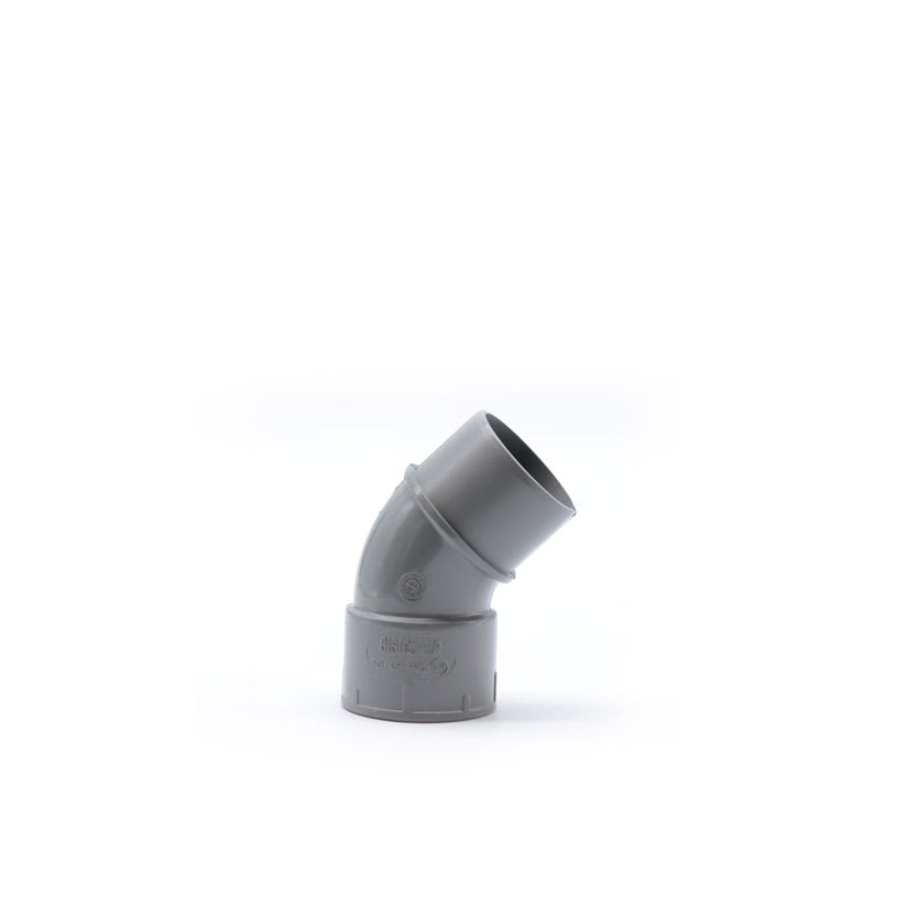 TECNOPLUS SRL - TNP3050.0 CURVA PVC 45GR MF DIAM. 50