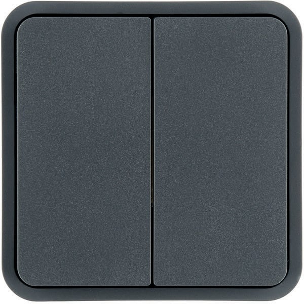 BERKER - BRK30553545 BILANCIERE DOPPIO W.1 GRIGIO