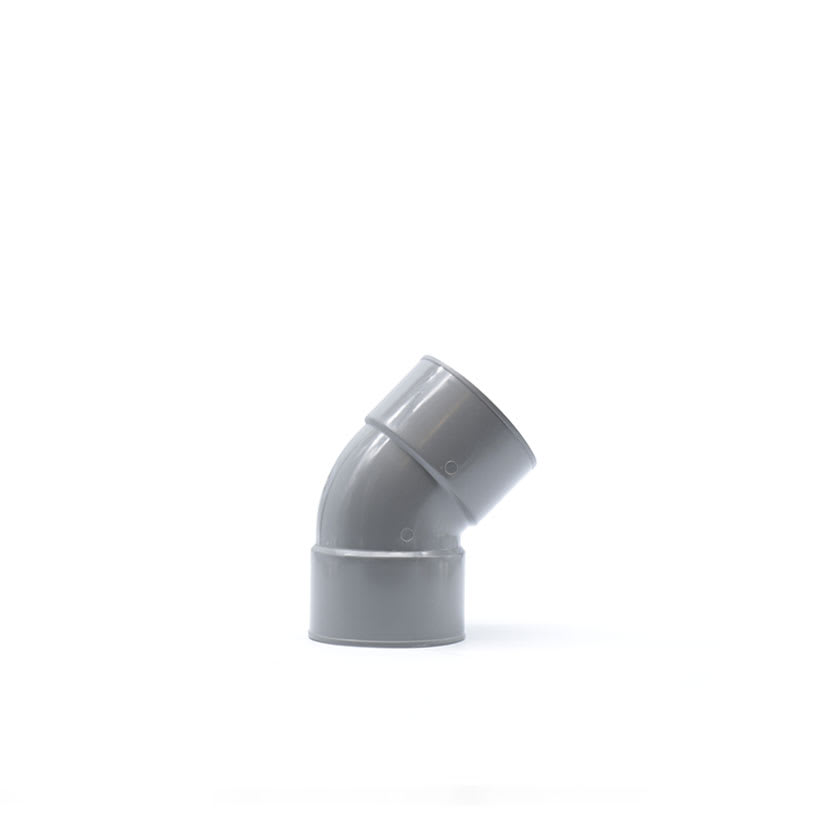 TECNOPLUS SRL - TNP3063.1 CURVA PVC 45GR FF DIAM. 63