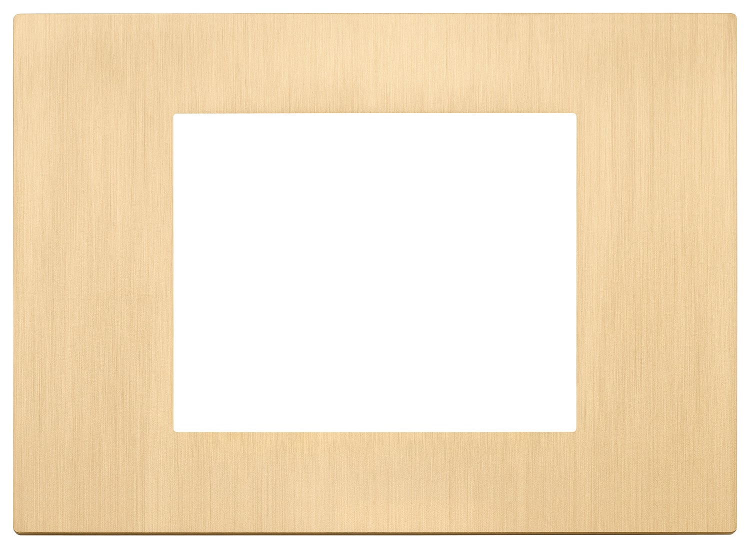 VIMAR SPA - VIW30653.70 PLACCA 3M ORO SPAZZOLATO