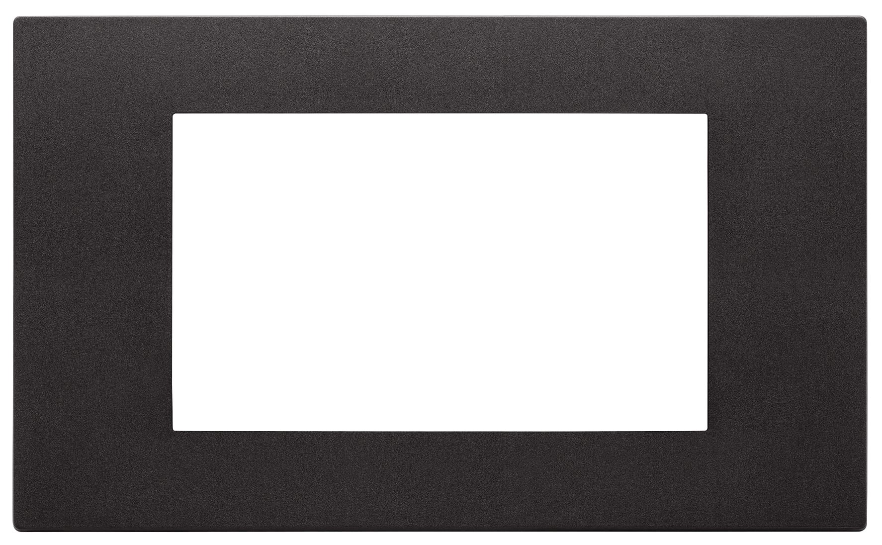 VIMAR SPA - VIW30654.02 Placca 4M nero