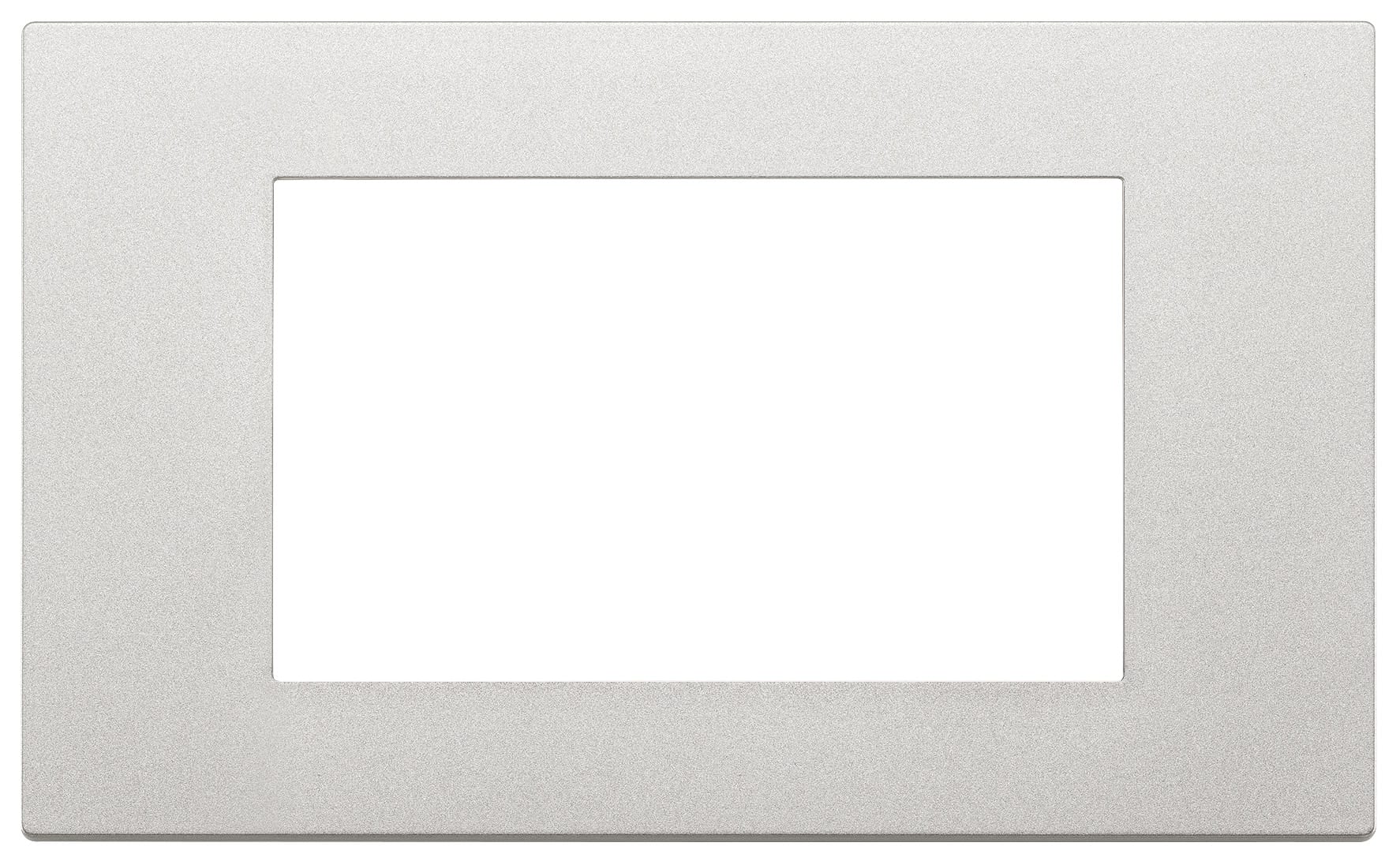 VIMAR SPA - VIW30654.20 Placca 4M argento