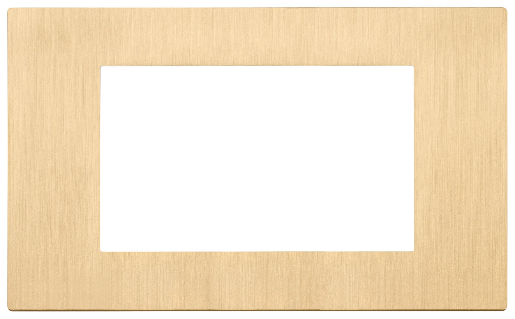 VIMAR SPA - VIW30654.70.01 PLACCA 4M ORO SPAZZOLATO