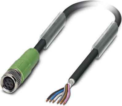 PHOENIX CONTACT - PHC1522419 SAC-6P- 5,0-PUR/M 8FS SH CAVO SENSORE