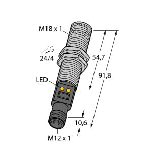 TURCK BANNER SRL - TUK3074920 M18TUP6EQ