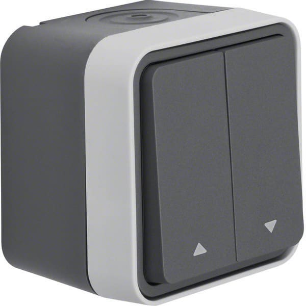 BERKER - BRK30753525 INT.DOPP UNIPOL.+ SIMB.FRECCE W1 GR./GR.