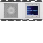BERKER - BRK30807009 RADIO TOUCH+ALTOP. DAB+/BLE K.X BIA.POL.