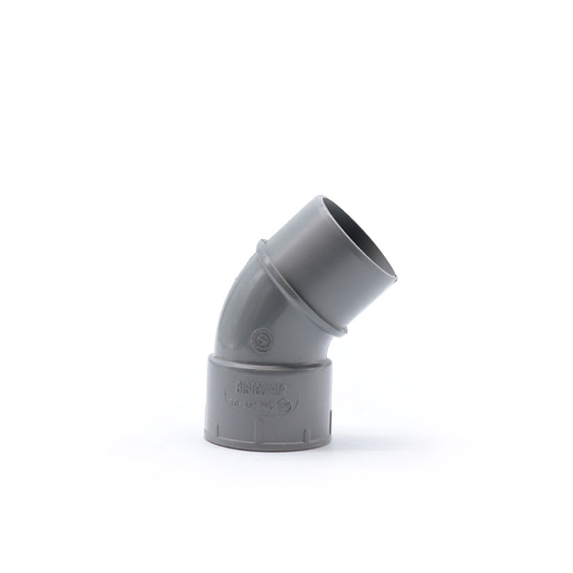 TECNOPLUS SRL - TNP3080.0 CURVA PVC 45GR MF DIAM. 80