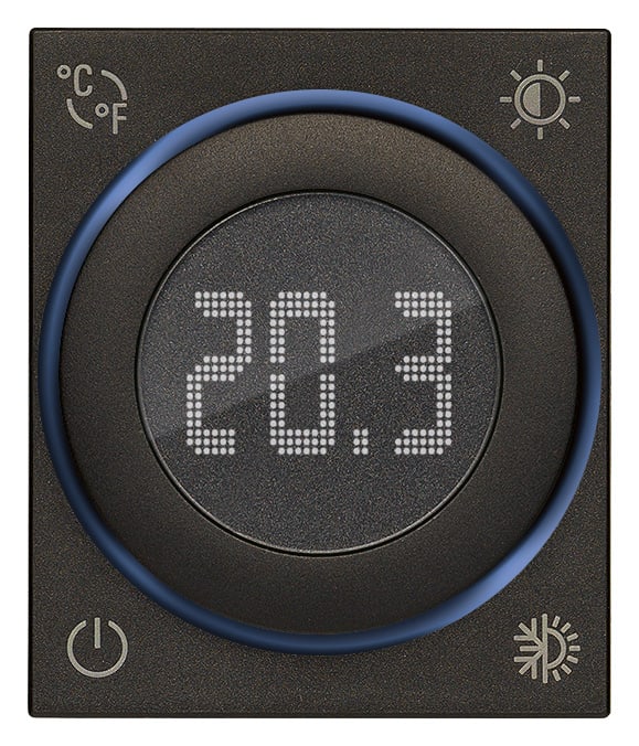 VIMAR SPA - VIW30810.G Termostato rotella IoT 2M nero