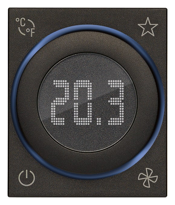 VIMAR SPA - VIW30811.G TERMOSTATO ROTELLA CONNESSO IOT2M NERO