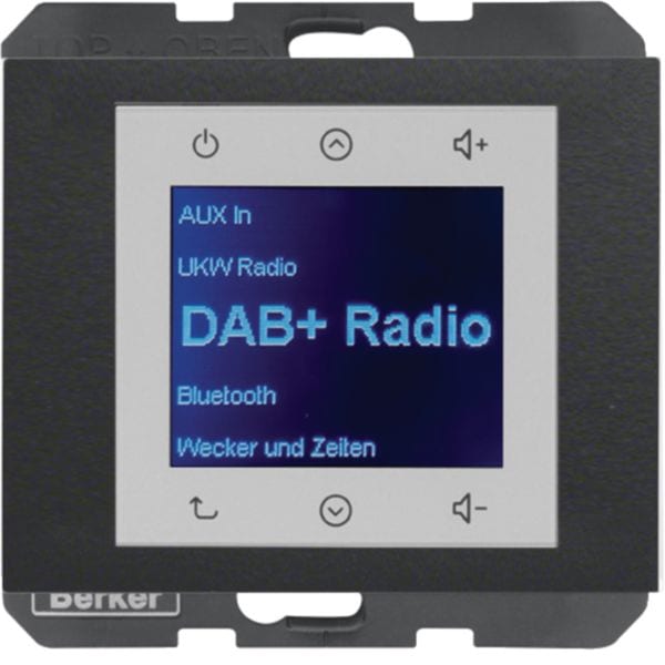 BERKER - BRK30847006 RADIO TOUCH DAB+/BLE K.X ANTRACITE OPACO