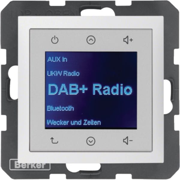 BERKER - BRK30849909 RADIO TOUCH DAB+/BLE S.1 BIA.POL.OP.
