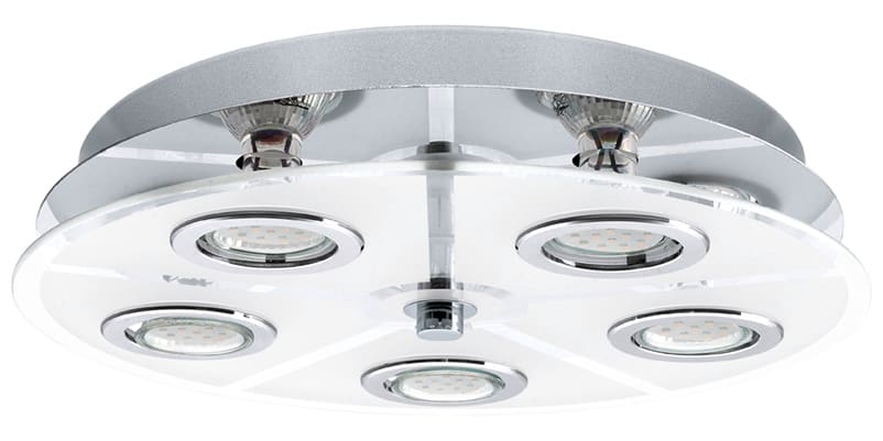 EGLO - EGL30933 DL/5 GU10-LED CHROM/SATINIERT 'CABO'