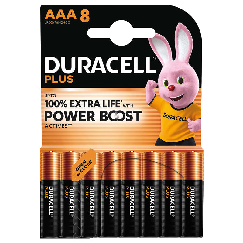 ELCART DISTRIBUTION - ERT302401200 8 pz PILE AAA PW BOOST DURACELL
