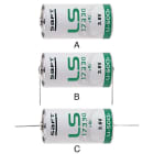 ELCART DISTRIBUTION - ERT302817000 P.LIT. SAFT 2/3A LS17330CNA 3,6V
