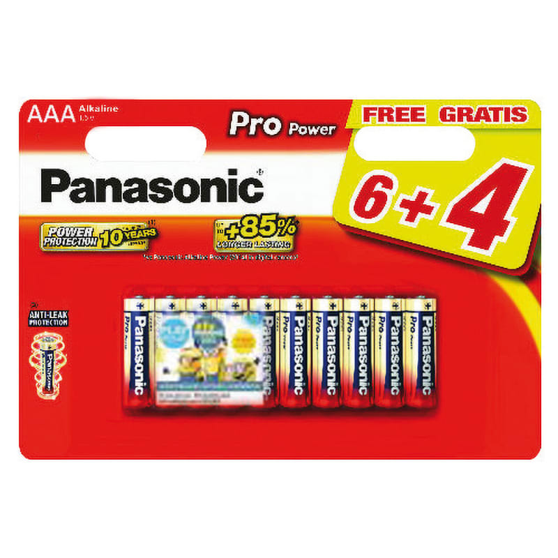 ELCART DISTRIBUTION - ERT303031500 PILA AAA PROPOWER PANASONIC BL6+4