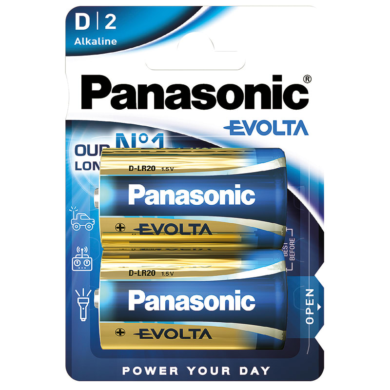 ELCART DISTRIBUTION - ERT303056000 PILA  D  EVOLTA PANASONIC BL.2