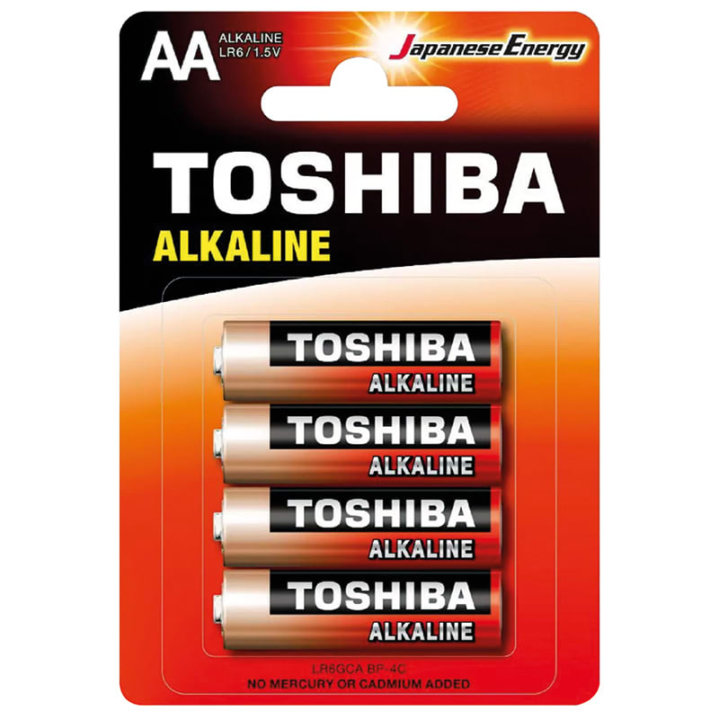 ELCART DISTRIBUTION - ERT303505000 PILA AA ALKALINE TOSHIBA BL.4