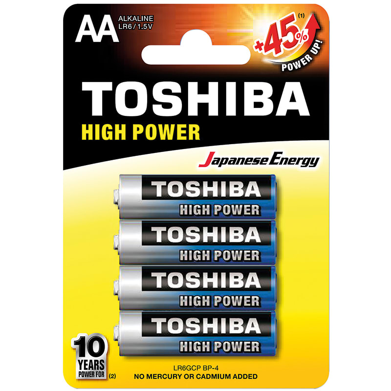 ELCART DISTRIBUTION - ERT303525000 PILA AA HIGH POWER TOSHIBA BL.4
