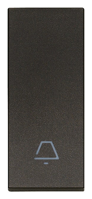 VIMAR SPA - VIW31000.CG TASTO 1M ALLINEATO SIMB. CAMPANELLO NERO