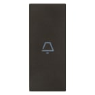 VIMAR SPA - VIW31000A.CG TASTO 1M ASSIALE SIMBOLO CAMPANELLO NERO