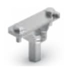 JUPITER SATI - JUP3111012 Supporto in acciaio INOX AISI 304 per piatto fino a 40x5 mm e filettatura M8