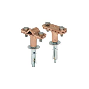 JUPITER SATI - JUP3111171 Supporto per tondo in zamak ramata con tassello in ferro 9x45 mm per piatti 20-30 mm