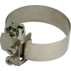 JUPITER SATI - JUP3111742 Fascetta in ottone nichelato lunghezza 235 mm per tubi diametro 3/8 - 1 1/2 pollici