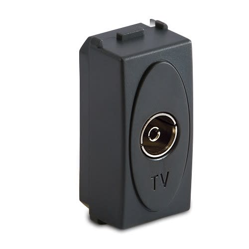 MASTER SRL - MST31255 MODO PRESA TV 9,5MM PASS. FINALE GRIGIO