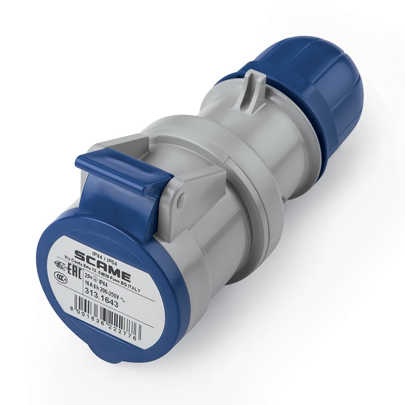 SCAME PARRE SPA - SCA313.1643-SF PRESA MOBILE 2P+T IP44 16A 6H 200-250V