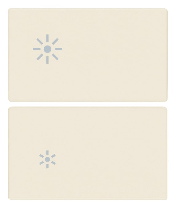VIMAR SPA - VIW31480.2RC DUE MEZZI TASTI 2M DIMMER CANAPA
