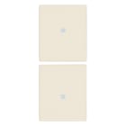 VIMAR SPA - VIW31480.C Due mezzi tasti 1M neutro pers. canapa