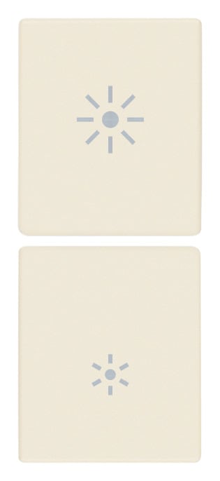 VIMAR SPA - VIW31480.RC Due mezzi tasti 1M dimmer canapa