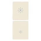 VIMAR SPA - VIW31480.RC Due mezzi tasti 1M dimmer canapa