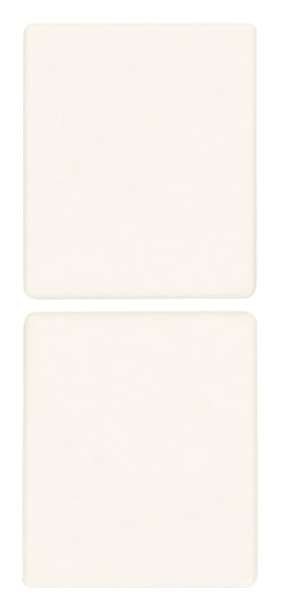 VIMAR SPA - VIW31480.ZB Due mezzi tasti 1M fissi neutri bianco