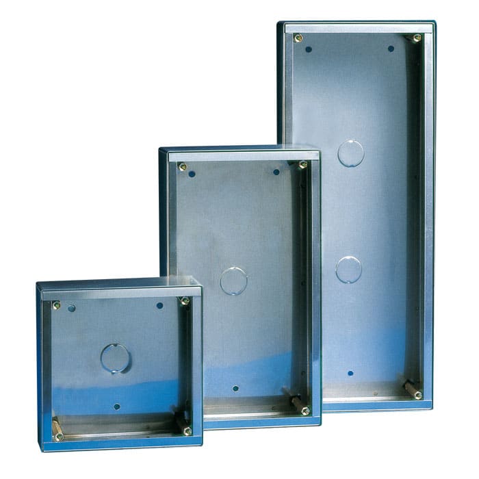 COMELIT GROUP SPA - COE3159/1 CUSTODIA DA PARETE IN ACCIAIO INOX SERIE
