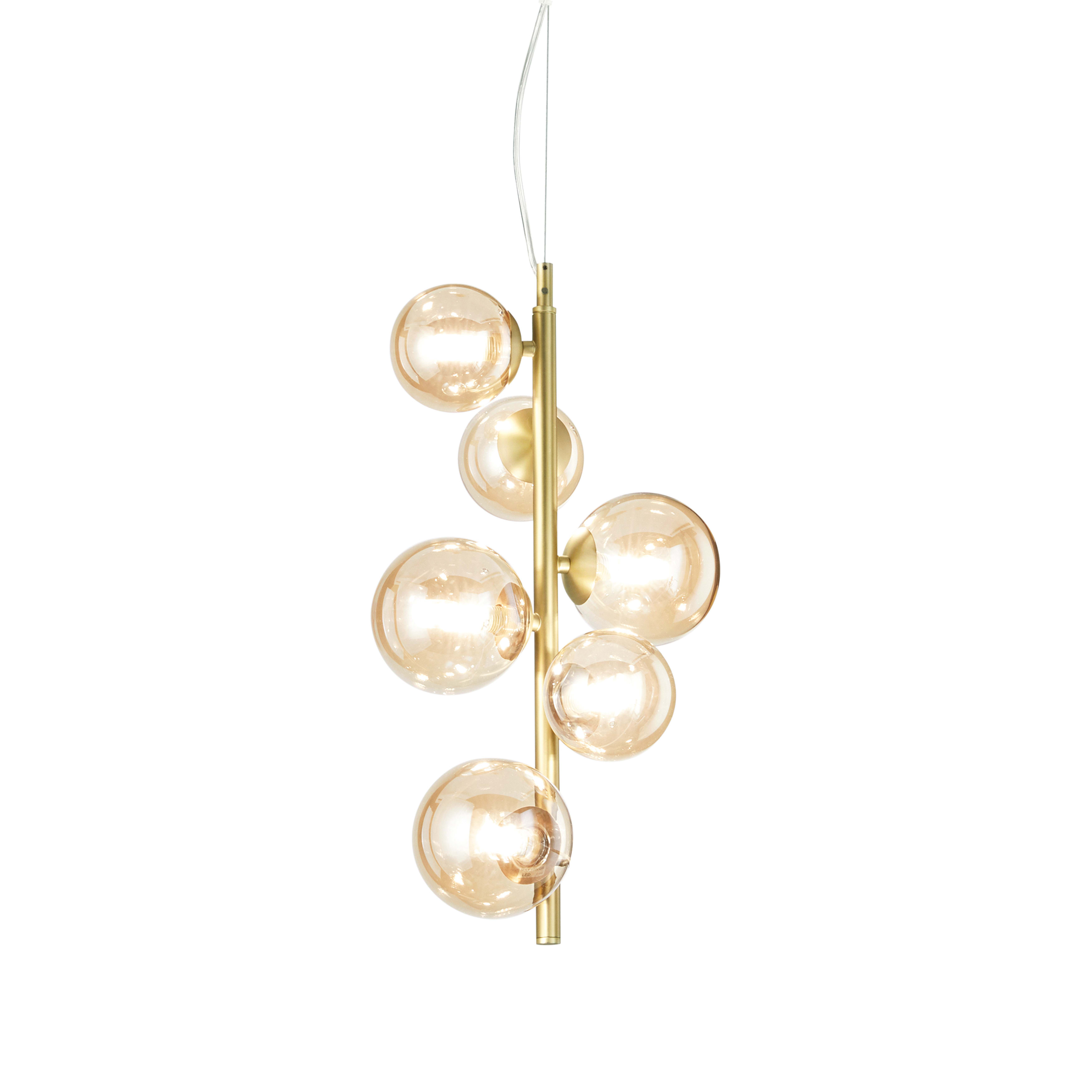 IDEAL LUX SRL - IUX317793 PERLAGE SP6 AMBRA