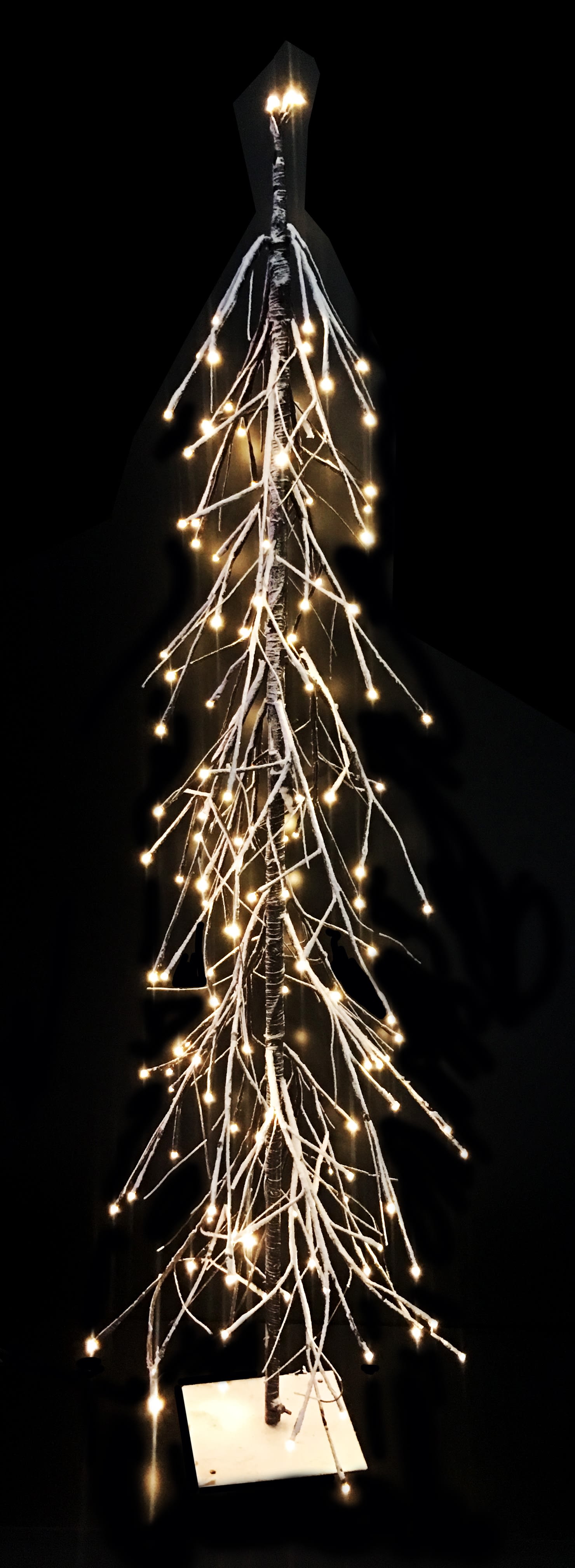 GIOCOPLAST NATALE SP - GCP31818039 ALB.STILIZ INNEV 180CM C/192LED B.CAL. X