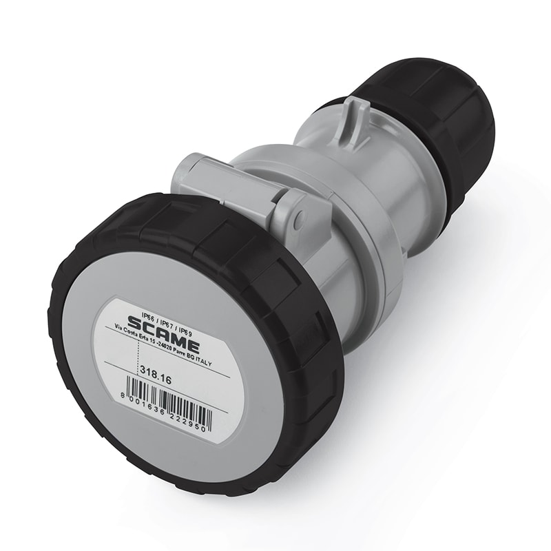SCAME PARRE SPA - SCA318.16436 PRESA MOBILE 16A 2P+T 7H IP66/IP67/IP69