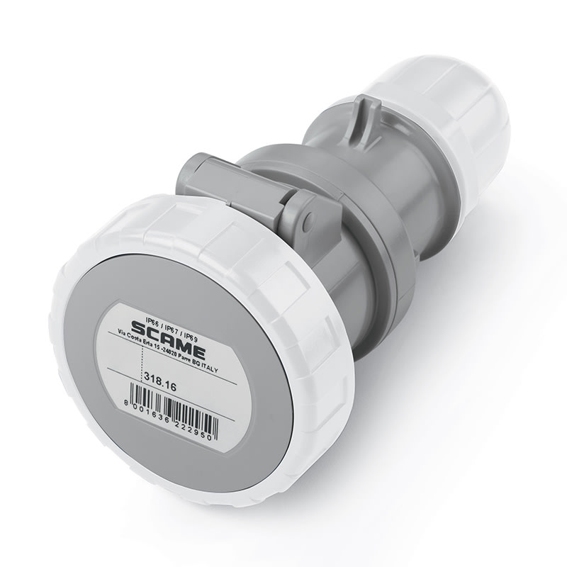 SCAME PARRE SPA - SCA318.16433 PRESA MOBILE 16A 2P+T 12H IP66/IP67/IP69