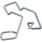 CABLOFIL - CAB646200 CAB - F02GS CLIP FISSAGGIO COPERCHIO