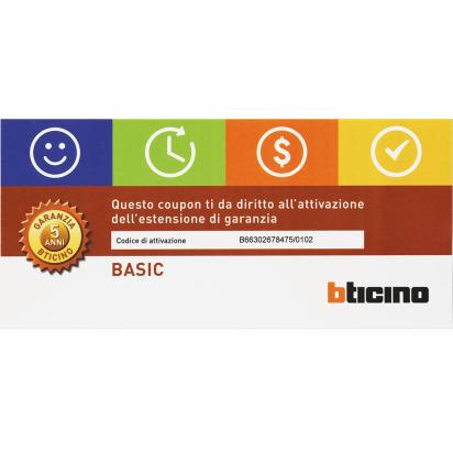 BTICINO - BTIMHBASIC5A BUONO ESTENSIONE GARANZIA BASIC