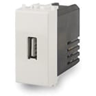 4 BOX SRL - 4BX4B.AM.USB USB 2.1 BTICINO MATIX BIANCA