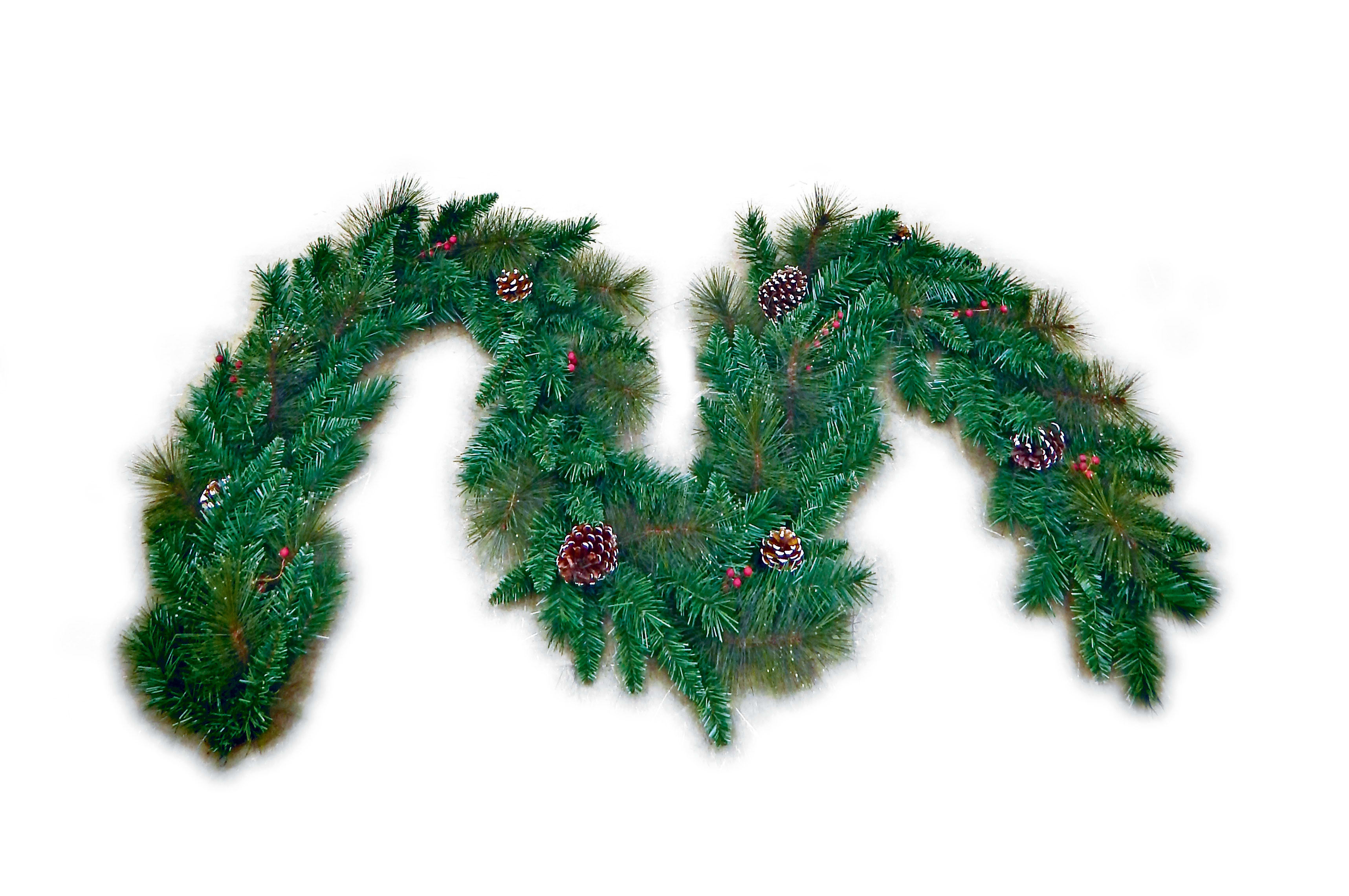 GIOCOPLAST NATALE SP - GCP32011925 KOSMOS GERMOGLIATO CON PIGNE CM 270 X 30