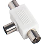 FANTON SRL - FME32060 ADATT.INDUTT.TV SCH.1SP/2PR D9,5MM BI