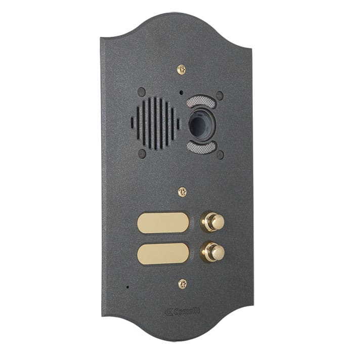 COMELIT GROUP SPA - COE3222/2/RI/A PULS. ANTRACITE A/V SERIE ROMA PER GRUPP