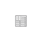 COMELIT GROUP SPA - COE3258/OPE/PW CASELLARIO POSTCOM PW, 8 CAS.POST.ORIZ,